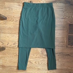 The Skirt Lady, Pencil  Skirt with Built in Leggings, Large